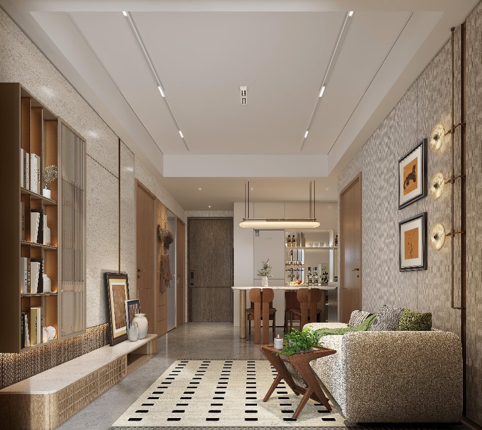 2BR interior shown on the official Sky House BSD+ website